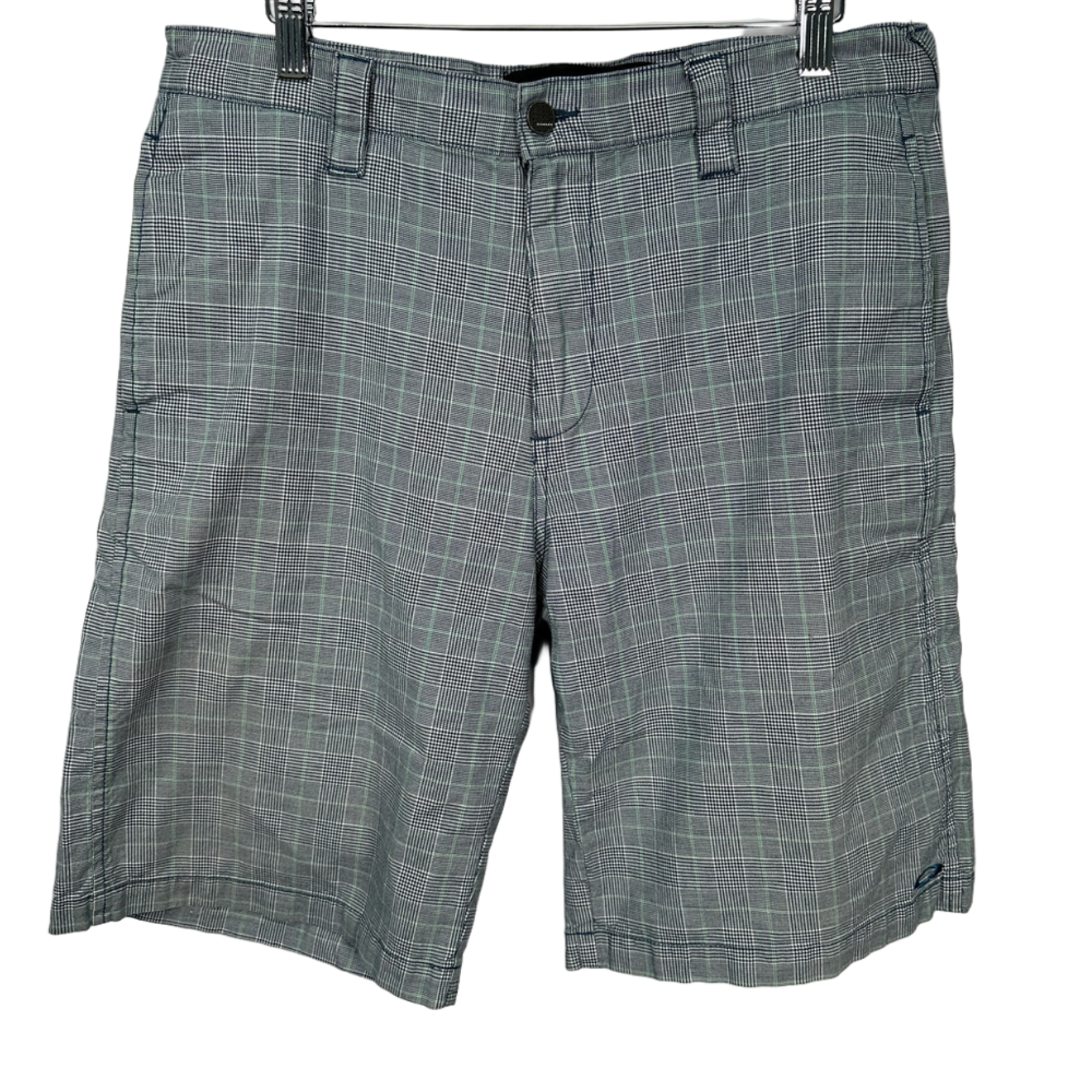Oakley Casual Plaid Shorts‎ 10" Size 34
